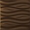 Ekena Millwork 19 5/8in. W x 19 5/8in. H Swell EnduraWall Decorative 3D Wall Panel Covers 2.67 Sq. Ft. WP20X20SSCAB - alternate 1